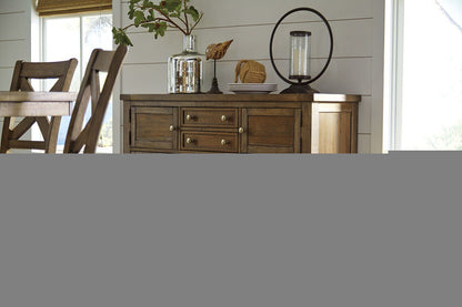Moriville - Rectangular Dining Table Set - Counter Height