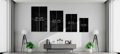 Behind the Curtain Glass Art
