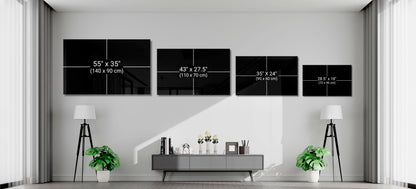 Behind the Curtain Glass Art